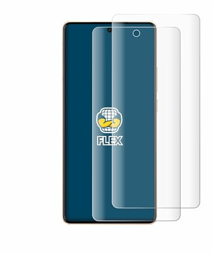 BROTECT Schutzfolie für Vivo X100 Ultra | 2 Stück Transparenter Displayschutz Made in Germany Klare Full-Screen Folie Full-Cover 3D Curved Montage Kit