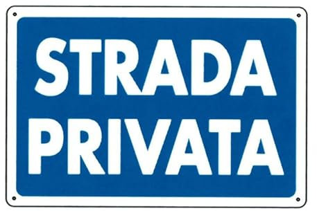 Cartelli Video Sorveglianza WiFI Cancello automatico con Autoadesivo 20 cm x 30 cm Proprietà Privata Cartello Vendesi Affittasi (Strada Privata)