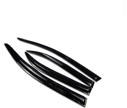 PIWINE Sonnenschutz für Autofenster 4 Stück Autofenster Visor Vent Windschutzscheibe Wind Regenschutz Markisen Zubehör Für Peugeot 2008 A94 2013–2019