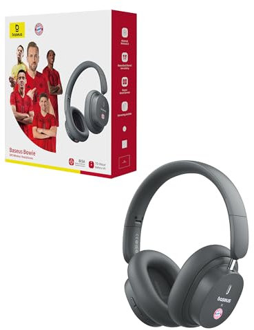 Baseus D05 Bluetooth Over-Ear Headphones - Powerful Bass, 70 Hours Playtime, ENC Call Clarity, Noise Isolation, Comfortable Fit, Lightweight and Foldable, Control via App