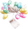 Huayifa Ostern Lichterketten, ostereier,mit 2m 10LED Geknackt Ei String Licht,Happy Easter Osterdeko,Ostern Party Dekoration，osterdeko(B)