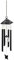Colcolo Solar Powered Light with Wind Chime Colour Changing Lantern Melodious Sound Crackled Glass Ball Accessories Height 75cm