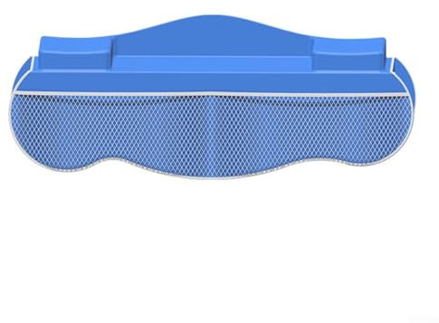 Bath Time Spritzschutz aus Silikon mit leicht entfernbarem Design für bequeme Nutzung (blau)