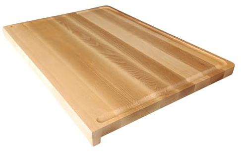 INNOVAHOME Backbrett Esche 50x35 cm - Profi Nudelbrett Knetbrett Holzbrett