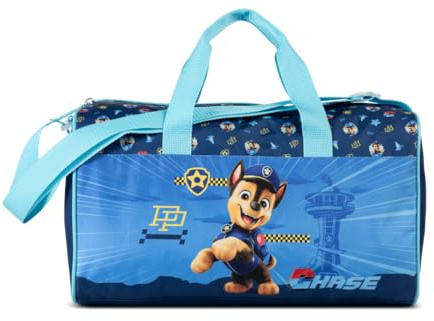Paw Patrol Kinder Jungen Mädchen Sporttasche mit tollem Chase Motiv (698) mit großen Hauptfach, Volumen 17 L, 38 x 22 x 20 cm, Navy blau