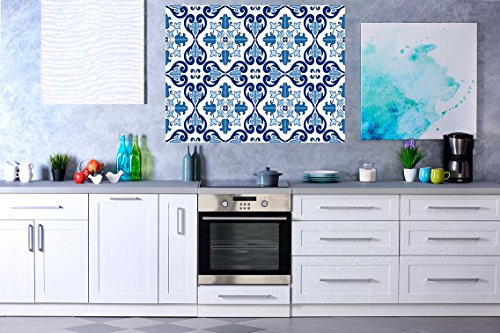 Vinilo decorativo pared Cocinas | Azulejo | Decoración Cocinas | Vinilos Cocinas | Mosaico | Baldosa | 155x120cm | Adhesivo Resistente y de Facil Aplicación | Diseño Elegante | Barato | Economico