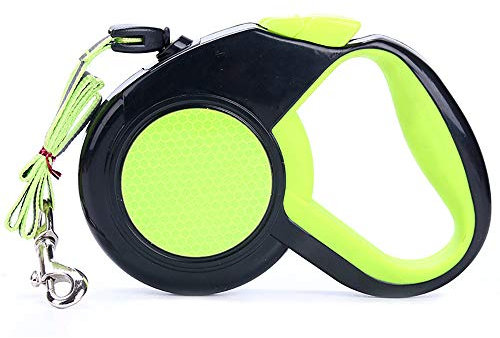 Eizur Einziehbare Hundeleine 8M Reflektierende Rollleine Walking Leine mit Handgriff Knopf Stopper Sperre für Hunde bis zu 30kg