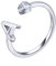 VIKI LYNN Buchstabe Ring 925 Sterling Silber Offener Verstellbare Initiale Alphabet A-Z Ringe fur Damen Mädchen