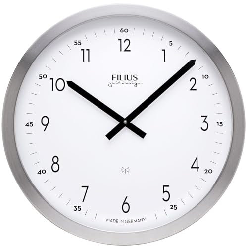 Filius-Zeitdesign Wanduhr 40cm 0303-19 Silber