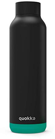 Quokka Solid - Teal Vibe 630 ml | Bottiglie d'acqua in acciaio inox senza BPA | Bottiglia termica a doppia parete - Mantiene il freddo e il calore per bambini e adulti