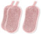 3Pcs Kitchen Scrubbing Sponges Reusable Washing Up Scrub Sponge for Non Stick Pans Pots Bowl, Pink