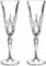 DIAMANTE Chatsworth Champagne Prosecco Flutes - Made from Premium Lead Free Crystal - Set of 2