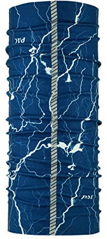 P.A.C. Reflector Multifunktionstuch - Outdoortuch, Halstuch mit Reflektor, Schlauchtuch, Schal, Kopftuch, Stirnband, verschiedenste Designs, Unisex, 10 Tragevarianten