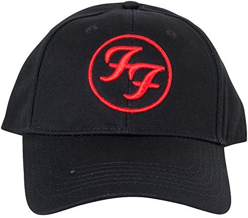 Foo Fighters Baseball Cap Rot Circle Band Logo Nue offiziell Schwarz Snapback