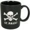 FC St. Pauli Kaffeebecher Totenkopf Schwarz