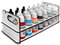 Silu- Paint Station für Vallejo Acrylfarben, Army Painter, Stapelbarer Kanister Organizer 17/18 ml, für die Bemalung von Miniaturen, W40K, Modellen. Farben NICHT enthalten (B17)