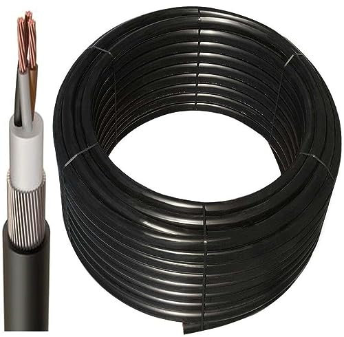 SWA – Steel Wire Armoured Heavy Duty Power Cable (6943X)– BASEC APPROVED (25 Meters, 3 Core 10mm)