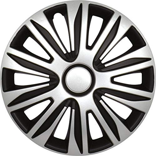 kh Teile Radkappen 14 Zoll Nardo Silber/schwarz 14 2-Fach lackiert Radzierblenden 4er Set komplett