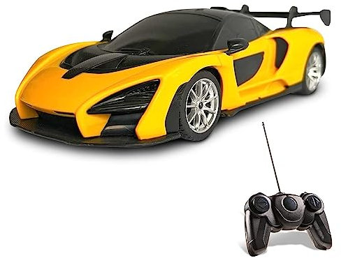 Mondo Motors, MC LAREN SENNA, Modello in Scala 1: 24, fino a 8 km/h di Velocità, Auto Giocattolo per Bambini 63644