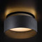 6x LED Einbaustrahler Set mit Licht-Effekt MR16 rund schwarz 7 Watt warmweiß 12V - MR16 Einbau-spot als Deckenleuchte Einbauleuchte 67mm Bohrloch Decken-Strahler Einbau-lampe Deckenspot