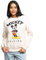 Disney Women's Mickey Mouse Hello Sweatshirt, Stone, 8 UK