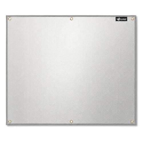 FLASLD Tapis de Protection Thermique en Aluminium pour Gril, cuisinière, Four et réfrigérateur, Housse Ignifuge et Protection d'écran pour Garde-Corps du Barbecue (101,6 x 122,9 cm)
