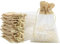 VEGCOO Sachet Organza Jute, 24 Pièces 10×15 cm Sachets en Organza Cadeau avec Cordon de Serrage Réutilisable pour Mariage, Bijoux, Bonbons, Festivals