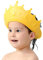FUNUPUP Duschhaube Kinder Baby Verstellbare Krone-Form Haare Waschen Kinderschutz Schild Shampoo Schutz Baby-Visier für Augen und Ohren (Krone-Gelb)