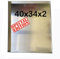 Teglia forno professionale 40x34x2 Cm, Alluminio misure per forno Effeuno indistruttibile ideale per forno