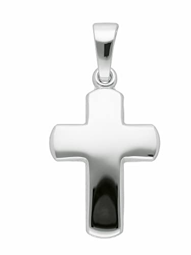 585 Weißgold Kreuz Anhänger