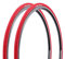 2 Stück 28 Zoll KARVS Fahrrad Falt Reifen 23-622 tire 700x23c Rot B-Ware