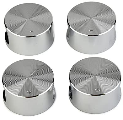 Lot de 4 boutons de commande en alliage d'aluminium pour table de cuisson à gaz