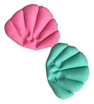 minkissy Inflatable Bath Pillow Suction Cups Bath Pillow for Head and Neck Washable Spa Headrest Random Color