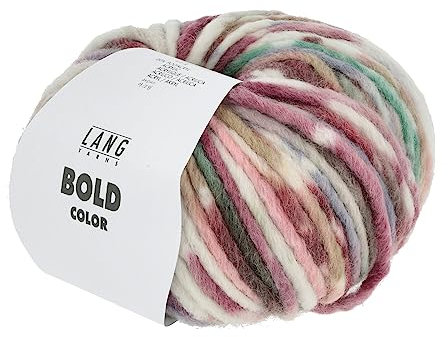 Lang Yarns - Bold Color 0011 grün weinrot lila 100 g