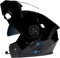 Bluetooth-Motorradhelm Mit Doppelvisier,Blendfreier Modulares Vollgesicht Eingebautes Bluetooth-FM-Radio Wasserdichtes Bluetooth Integrierte Helme ECE-Zulassung