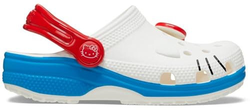 Crocs Sabots classiques Hello Kitty unisexes pour adulte, blanc, 12 hommes/14 femme