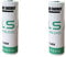 2 x LS14500 for Water Electricity Meter PLC Facility Equipment Spare Generic Battery AA ER14505 2600 mAh 3.6 V Lithium Battery