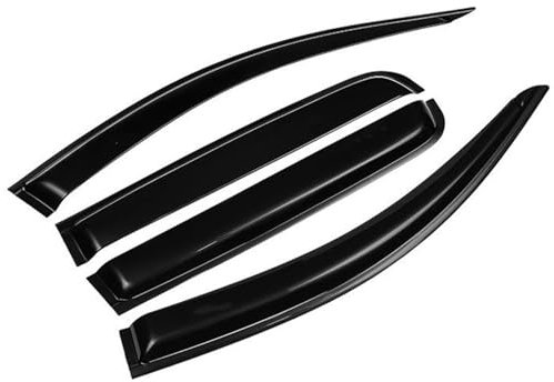 FLORENTER Windabweiser Für Mazda Für CX-5 Für CX5 2013-2017 Seite Fenster Vent Visier Sonne Regen Deflektoren Schutz Markisen Unterstände Klebstoff Abdeckung Trim Lüftungsabweiser
