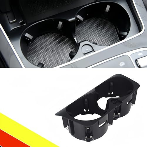 POETRYXIAO Mittelkonsole Getränkehalter für W205 Mercedes C Klasse und W213 Mercedes E Klasse,Mittelkonsole Becherhalter für Mercedes C/E Klasse A2056800691