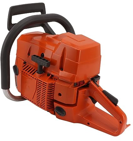 Sxhlseller 87cc G288 Kettensäge Benzin Antriebskopf, 54 Mm Bohrung, Eisen-Kettensägen-Antriebskopf, Kompatibel mit Hus 288, mit Ölflasche, ohne Sägekette und Führungsschiene