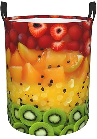 Cesto circolare per frutta fresca, impermeabile, soluzione perfetta per riporre e organizzare la biancheria