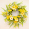 18 Door Wreath, Artificial Floral Wreath, Spring Summer, All Seasons, Floral Wreath for Home Décor, Wall Decoration