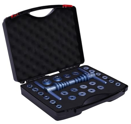 Estabeter Zyklenlager Presssatz Fahrrad Lager Presse Set, Fahrrad Innenlager Press Set aus Alu, Lager Einpresswerkzeug, Innenlager Installationswerkzeug mit Box