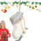Decoraciones navideñas para árbol, decoración navideña de peluche | Colgante en forma de árbol con forma de guante de zapato de skate de felpa,Adorno de peluche de árbol de navidad con pajarita P