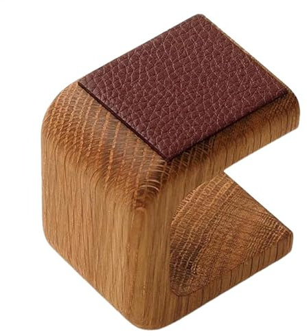 Hobngmuc Uhrenständer aus , Leder-Pad, Uhren-Display für Männer & Frauen, Einzeluhren-Vitrinenständer, handgefertigter Armreif-Halter, Schmuck-Organizer-Ständer