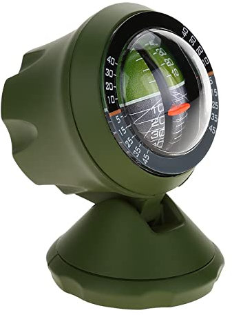 Multifunktionales Outdoor-Neigungsmesser mit Höhenmesser und Balancer für Fahrzeugarmaturenbrett kompatibel mit Fahrzeugkompass zur Messung von Neigungswinkeln zuverlässig und praktisch