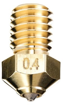 DUROZZLE E3D V6 Diamant PCD Düse 0,4 mm für Prusa i3 MK3S / MINI, Anycubic i3 Mega/Kobra/Kobra Neo 3D-Drucker, gehärtet, hohe Präzision (E3D V6, 0,4 mm)