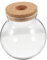TOYANDONA Botella De Transparente para Terrario De Diseño Redondo y Elegante Recipiente De Hidropónico con Tapa De Corcho Decoración para y con y Suculentas