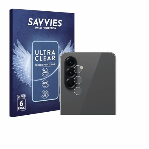 Savvies 6 Stück Schutzfolie für Samsung Galaxy A56 5G Enterprise Edition (NUR Kameraschutz) Displayschutz-Folie Ultra-Transparent