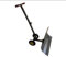 Pala da Giardino Pala Da Neve Con Ruote E Spingi Neve Con Manico Singolo Adatto For Sci, Fango E Neve Badile